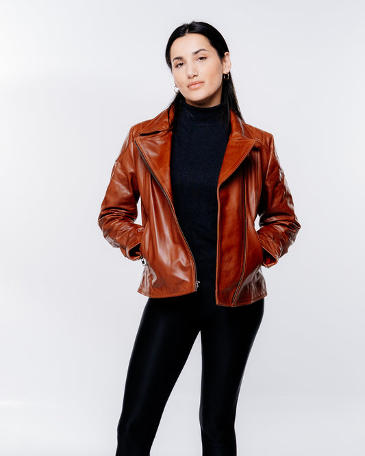 Muse Δερμάτινο Μπουφάν