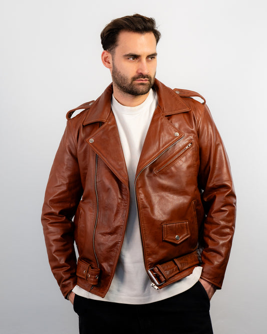 Vintage Δερμάτινο Μπουφάν