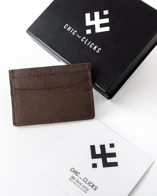 Sleek Δερμάτινη Θήκη Καρτών