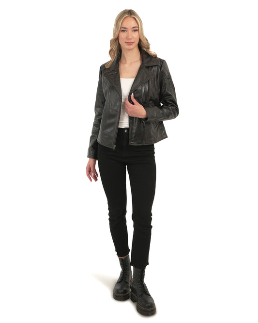 ΓΥΝΑΙΚΕΙΟ ΔΕΡΜΑΤΙΝΟ ΜΠΟΥΦΑΝ Chic and Clicks muse black