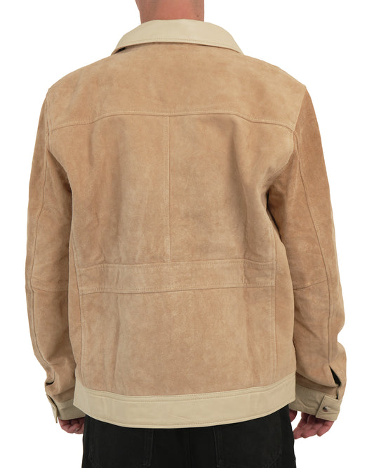 ΑΝΔΡΙΚΟ ΔΕΡΜΑΤΙΝΟ ΜΠΟΥΦΑΝ SUEDE Chic and Clicks SFU-B-003