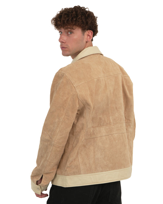 ΑΝΔΡΙΚΟ ΔΕΡΜΑΤΙΝΟ ΜΠΟΥΦΑΝ Chic and Clicks bomber